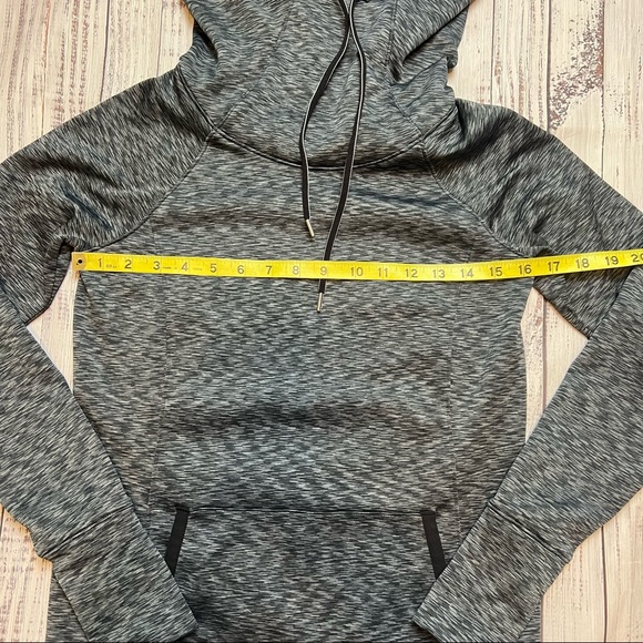 Athleta Dark Gray Space Dye Sentry Hoodie. Size XXS - Picture 10 of 11